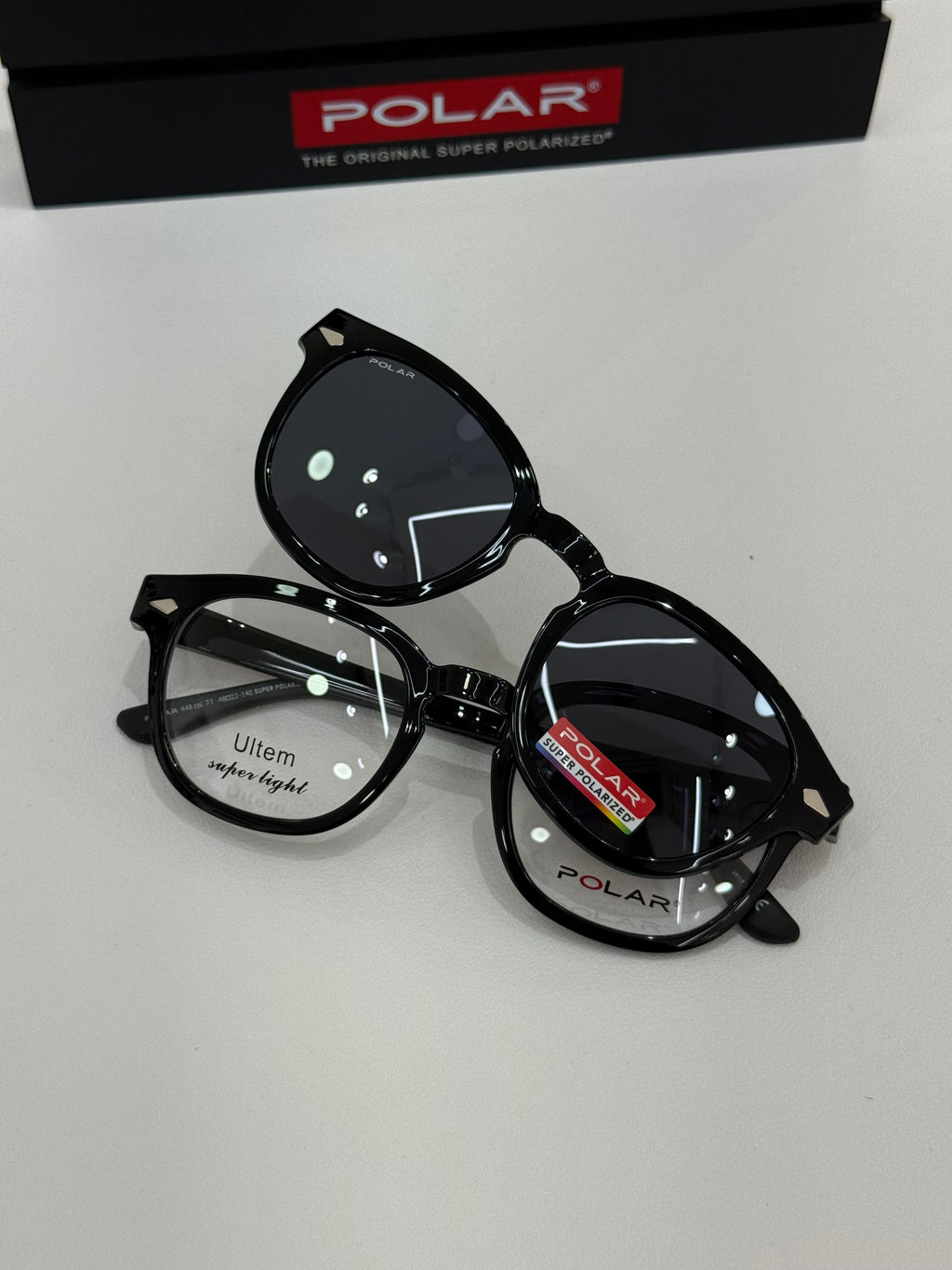 Polar clip on moscot nero