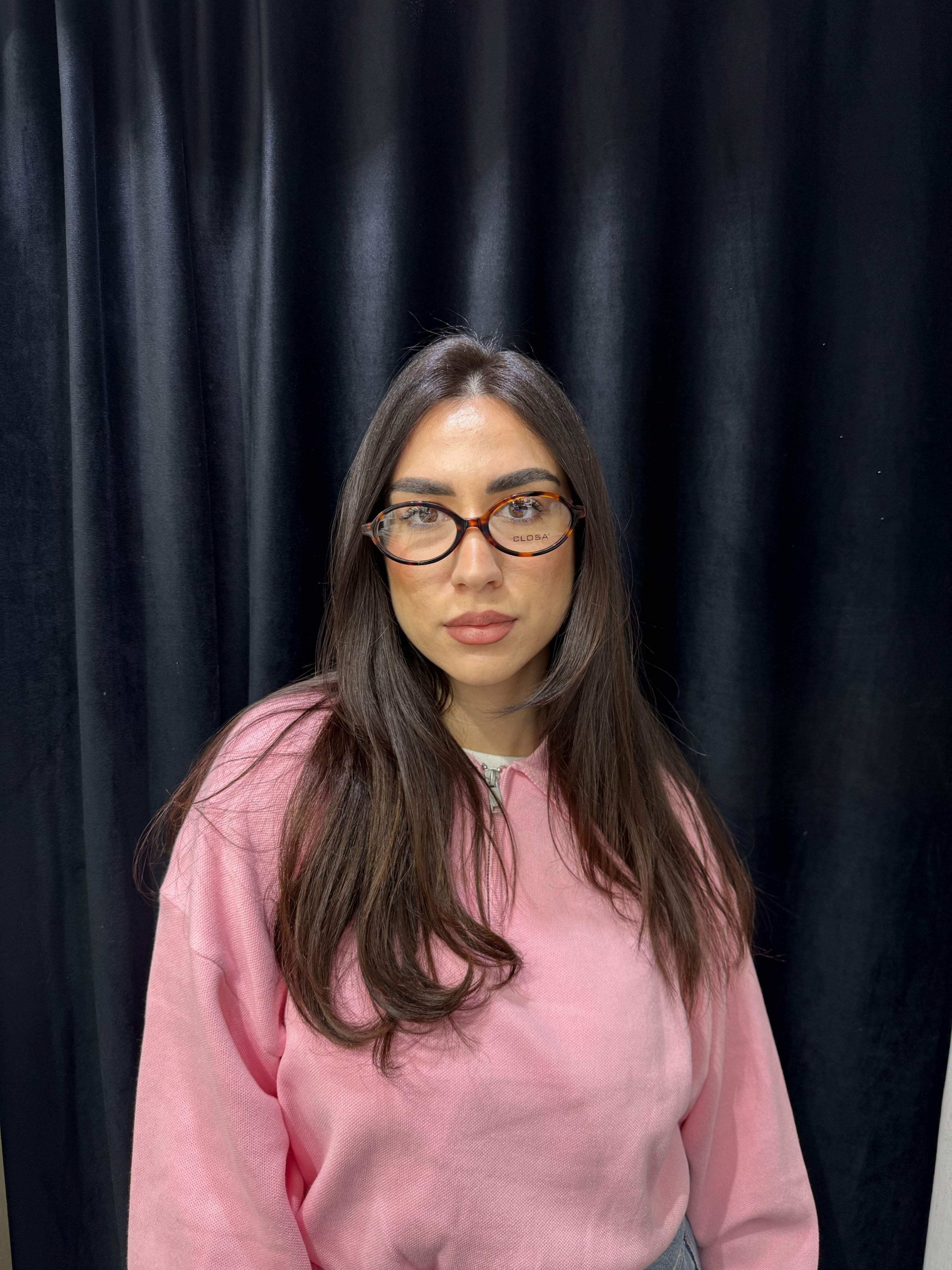 Closa vista ovale-tartarugato