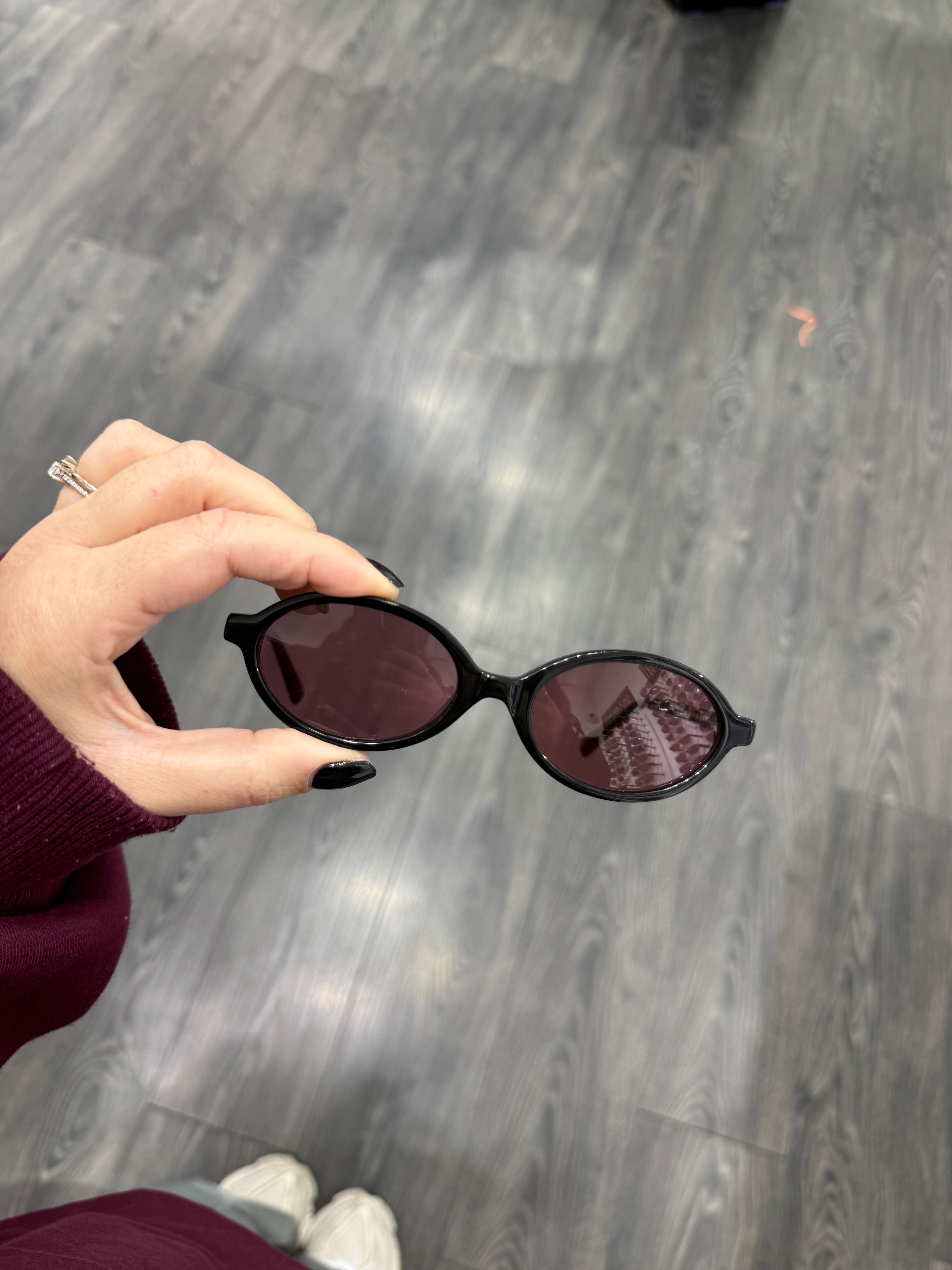 Mm ovale Closa nero/viola