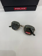 Polar esagonale/round oro - occhiali da sole