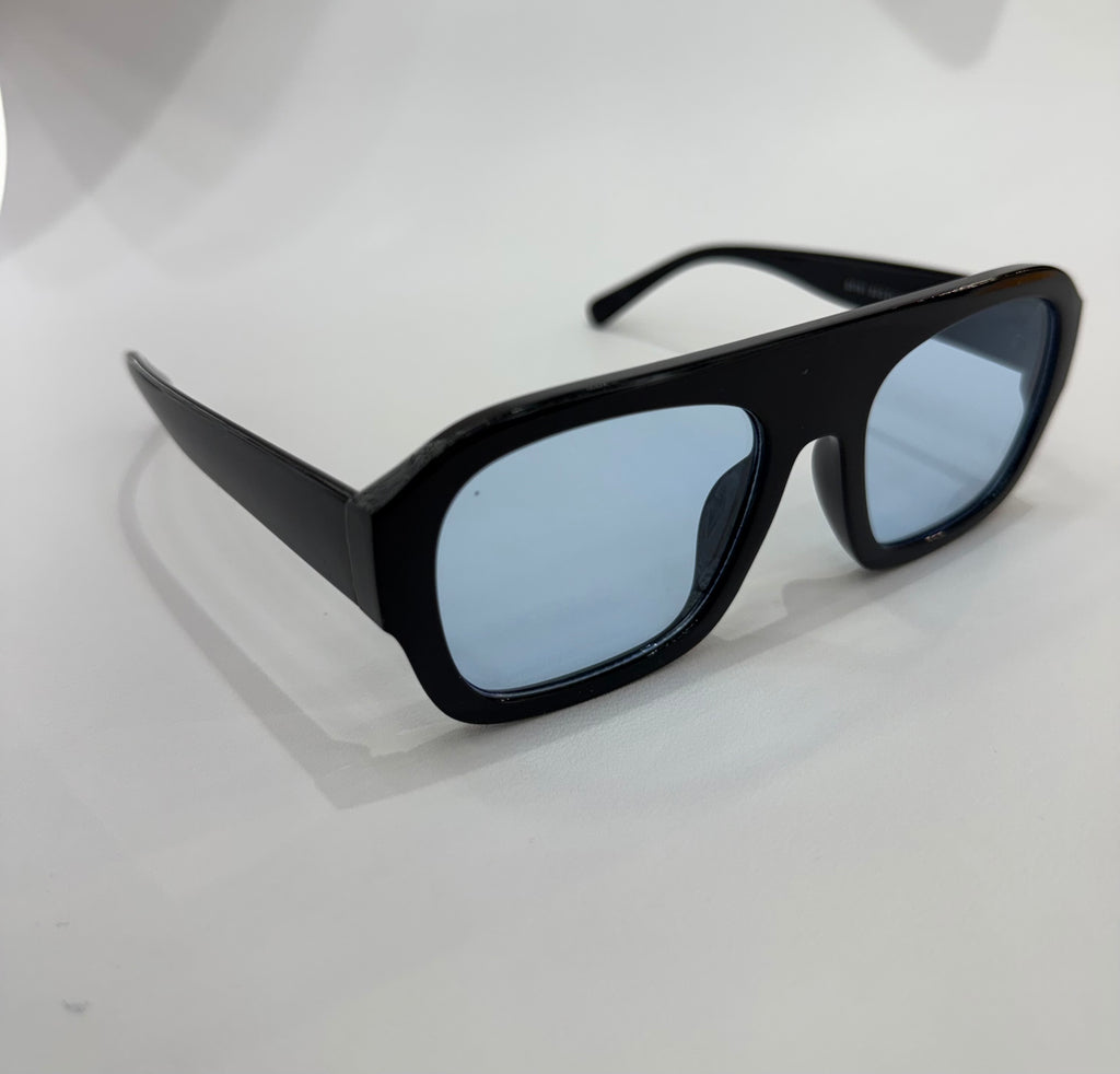 Brille roma nero/celeste