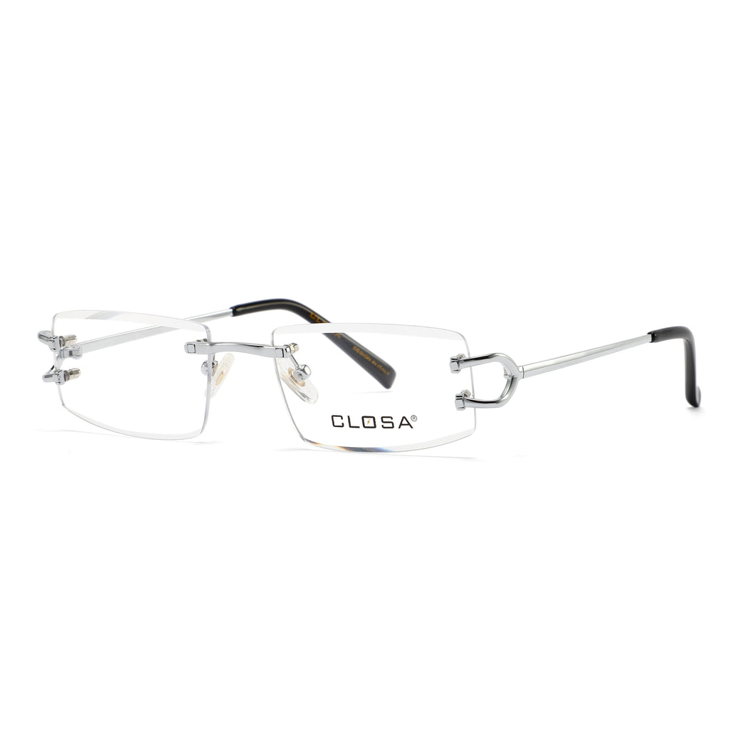 Closa tridente vista argento