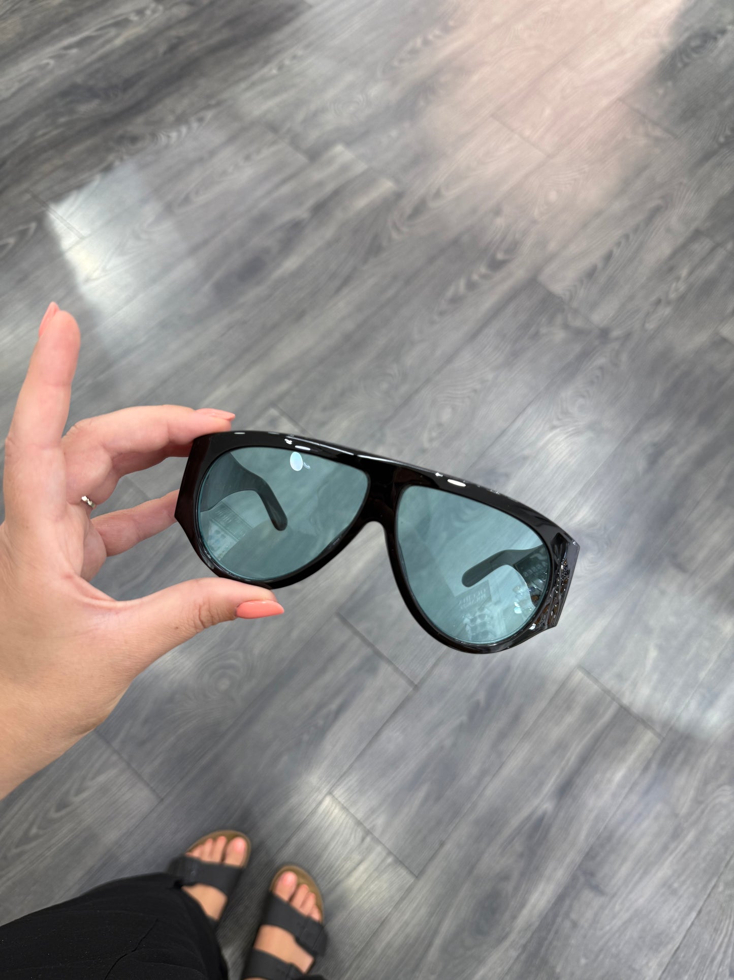 Brille Venezia nero/celeste