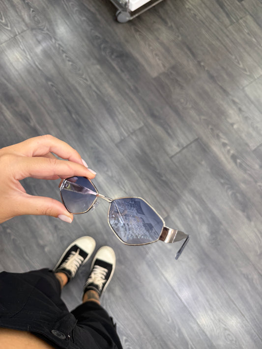 Triangolo silver/celeste