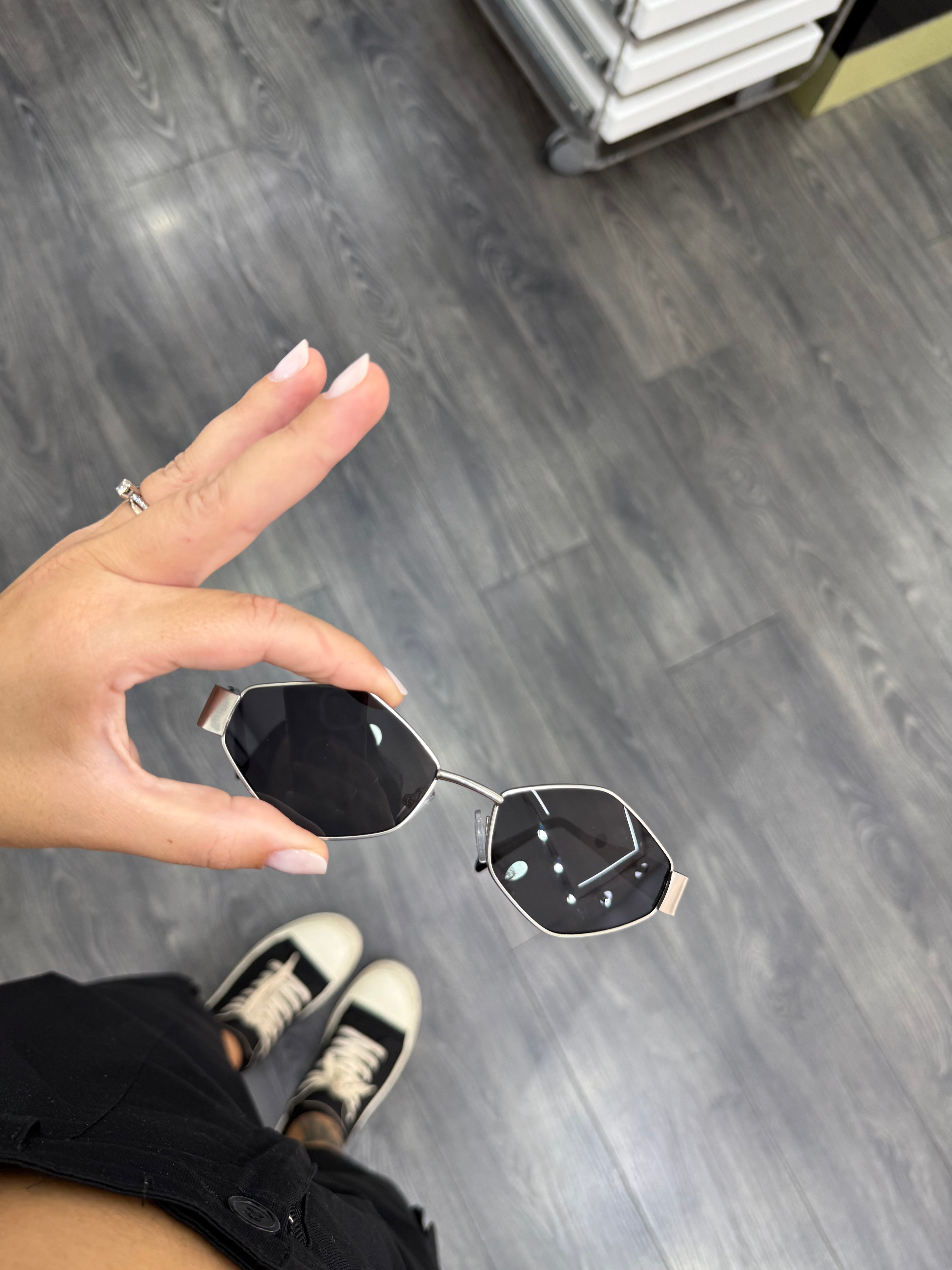 Triangolo silver/nero