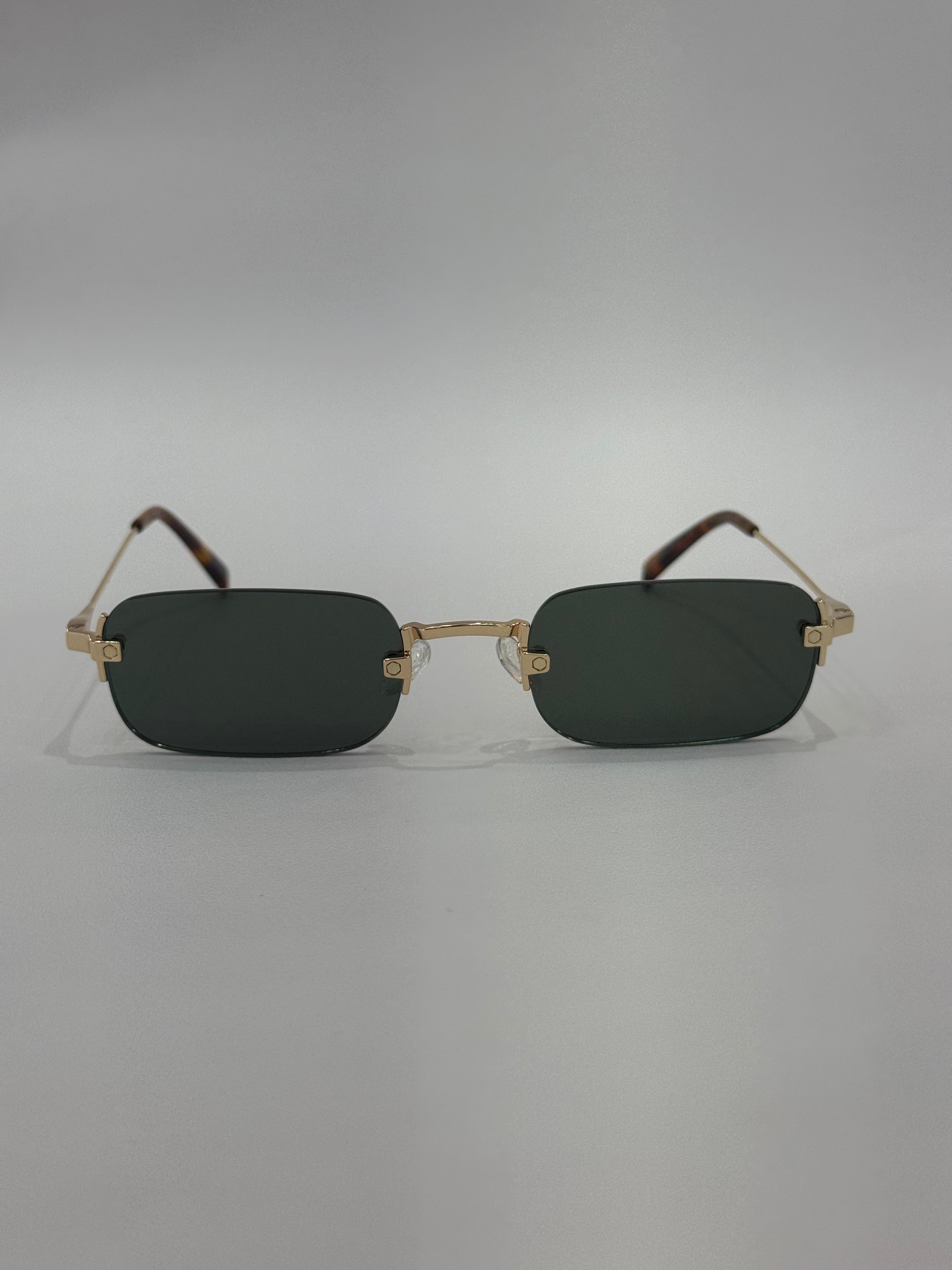 Closa rettangolare oro verde bottiglia