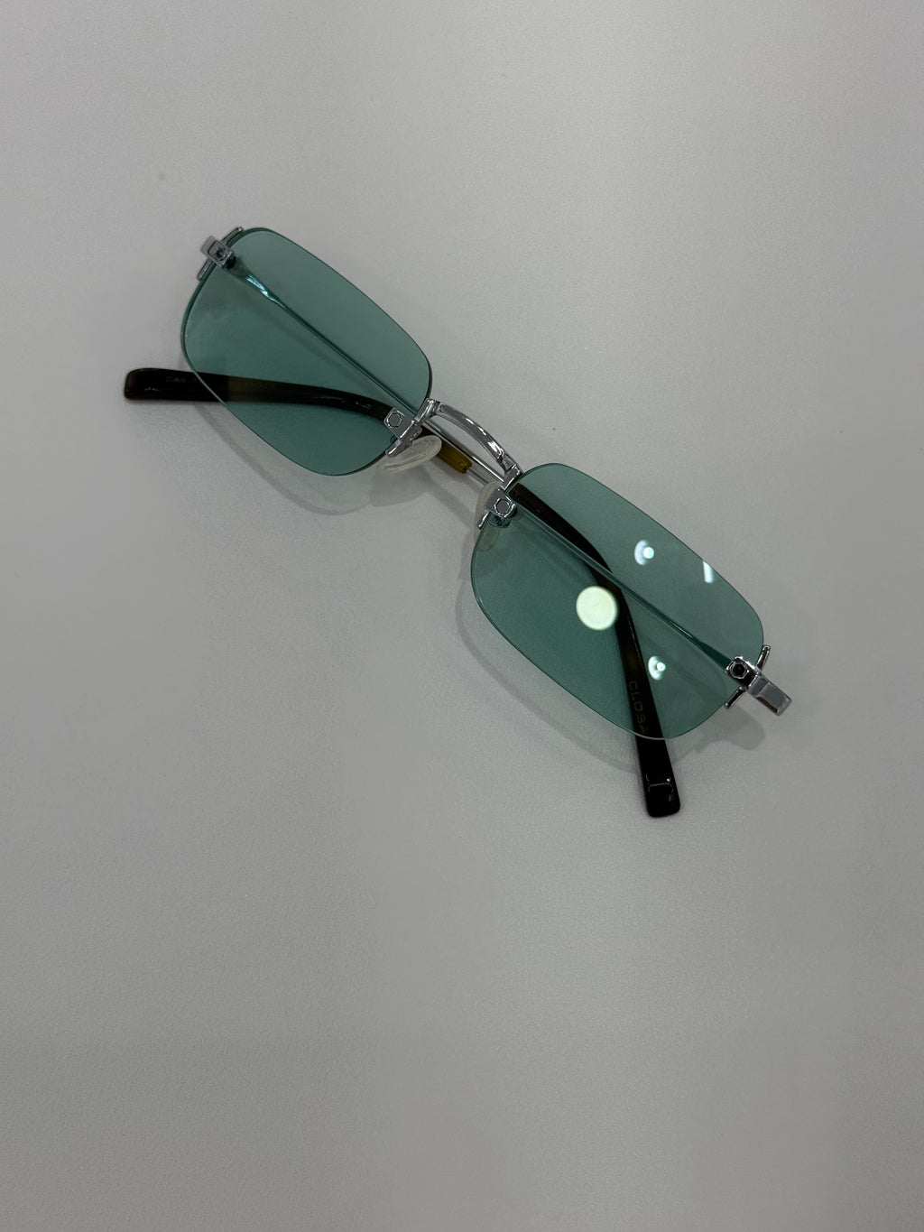 Closa rettangolare verde acqua silver