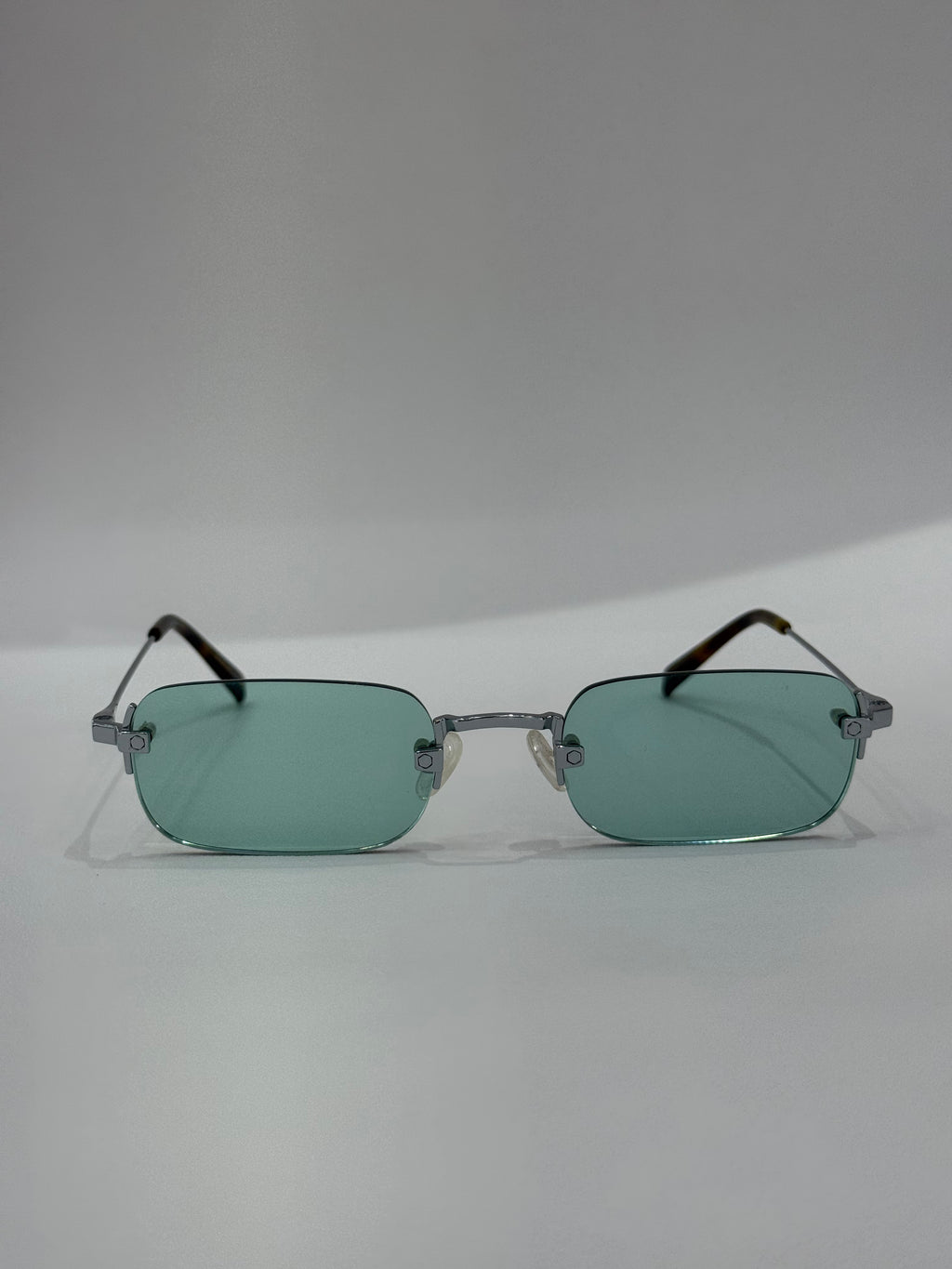 Closa rettangolare verde acqua silver