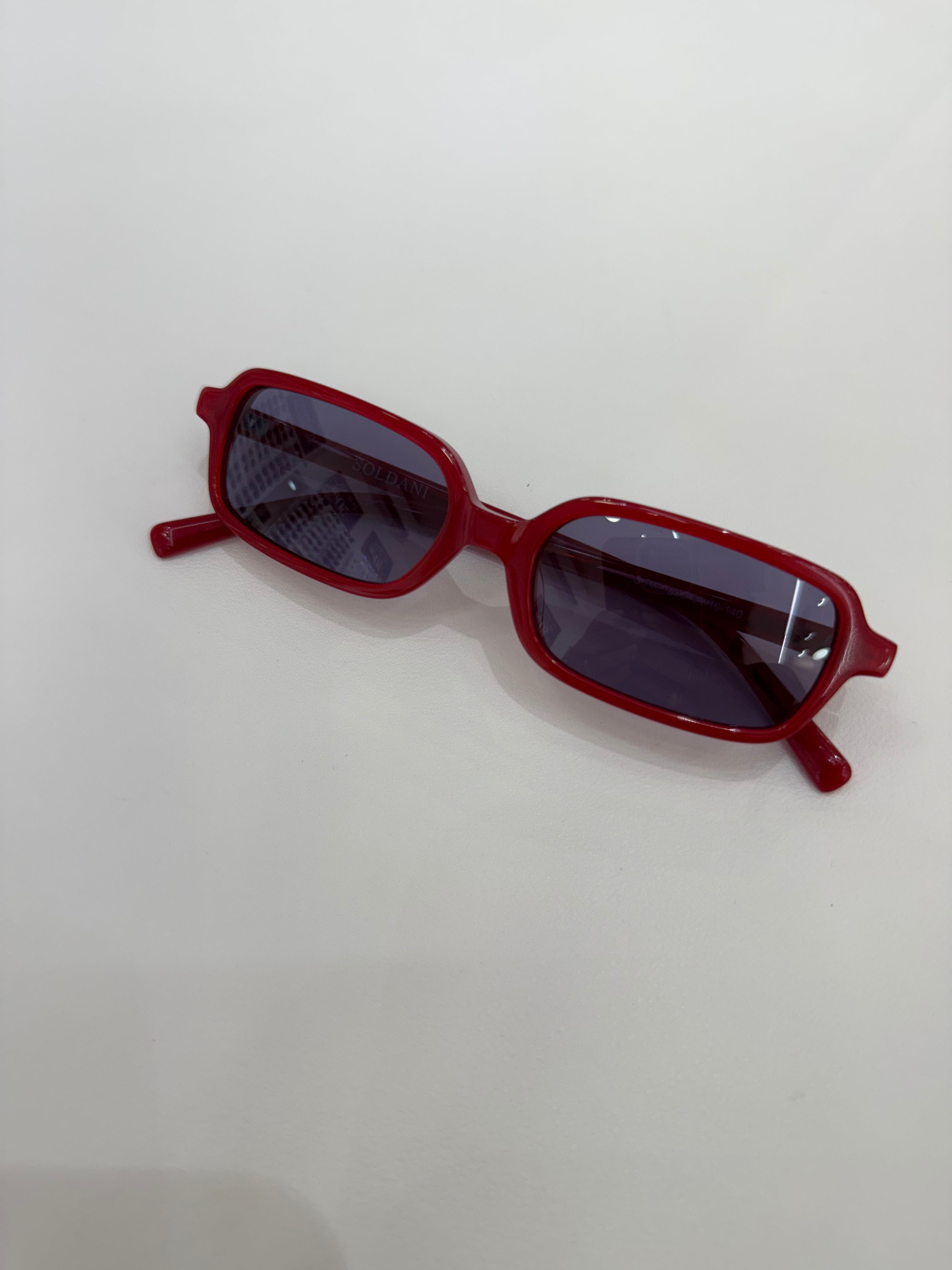 Soldani rettangolare rosso